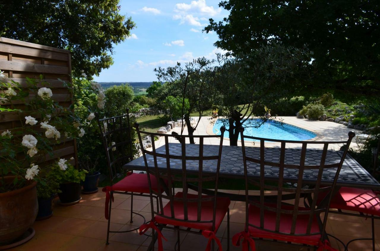 Sous Les Chenes Villa Lussan  Ngoại thất bức ảnh